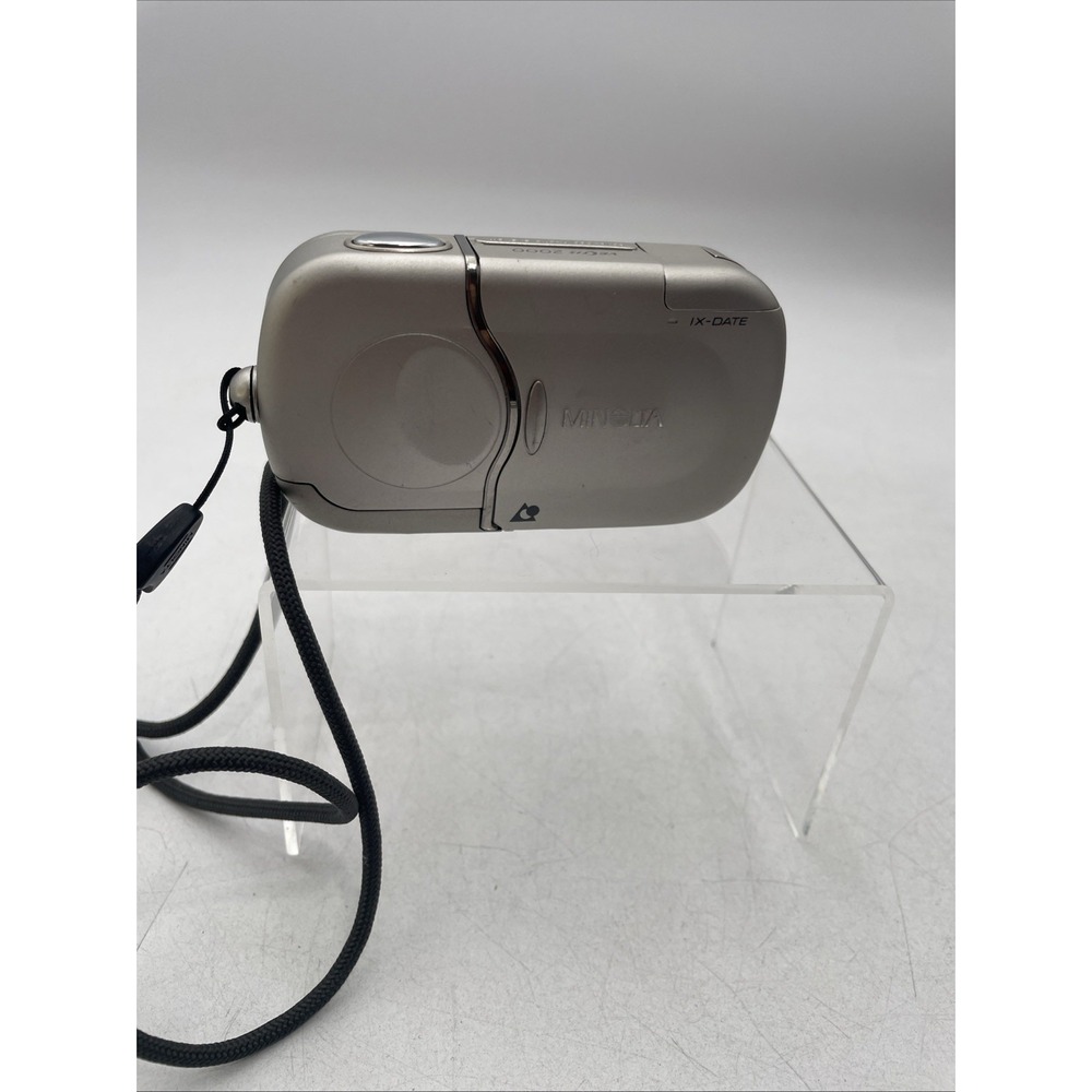 Minolta Vectis 2000 Silver APS Digital Point Shoot Camera Zoom Lens+Battery
